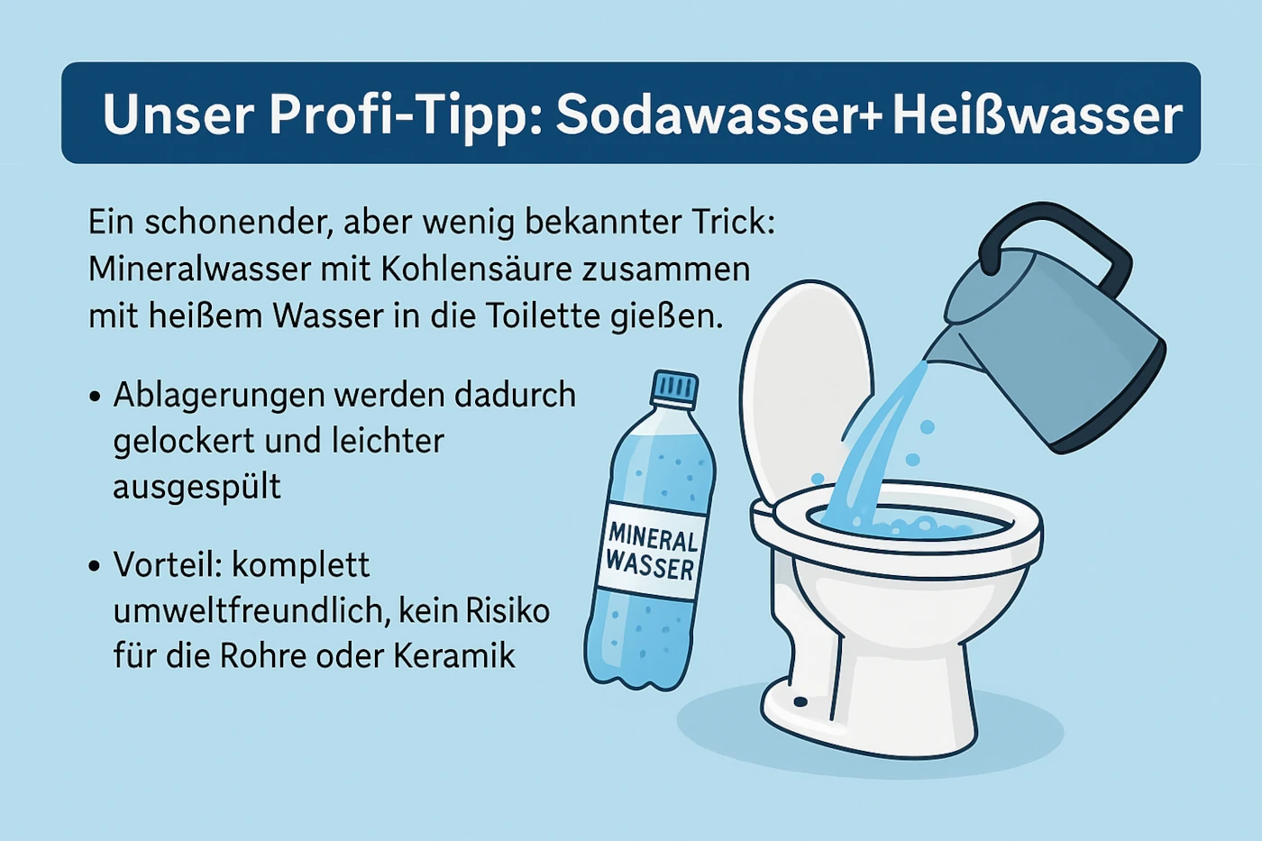 Sodawasser + Heißwasser
